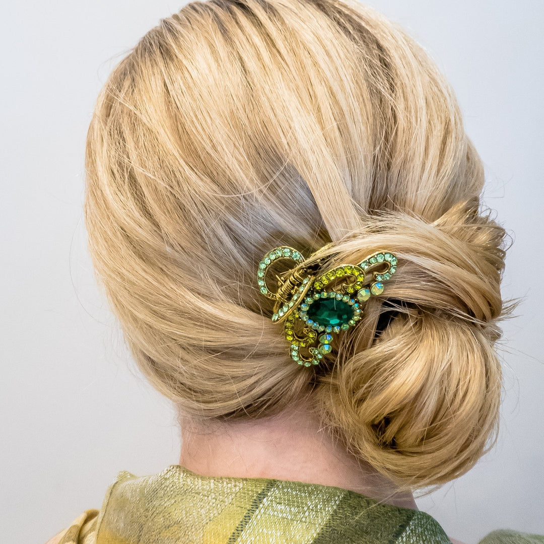 colourful hair clips