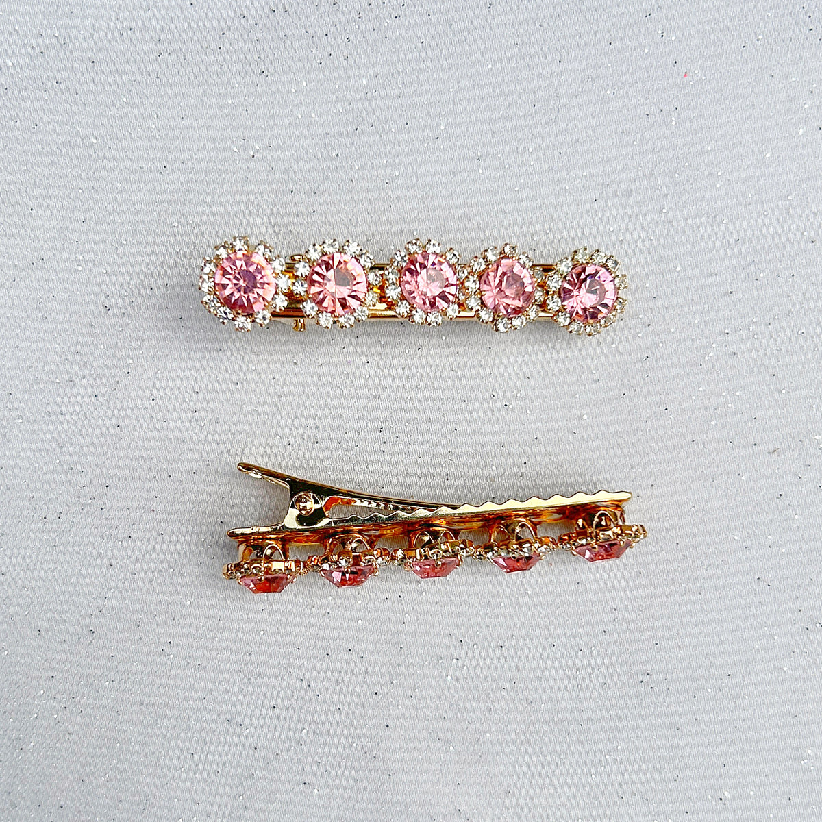 Rhinestone alligator hair sale clips