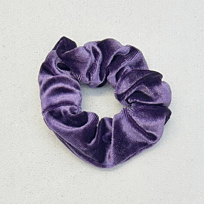 Purple Scrunchie in Velvet