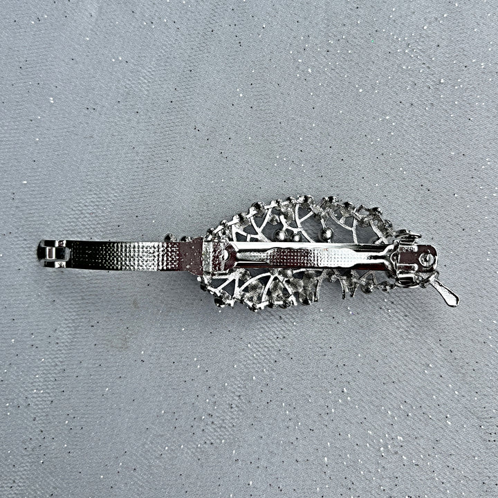 silver pearl hair clip diamante in wedding guest hair, Wedding Pearl Hair Clip, Silver pearl Hair Clip, Silver Diamante Hair Clip, Pearl Bridal Hair Clip, Diamante Bridal Hair Clip, Silver Pearl Hair Clip