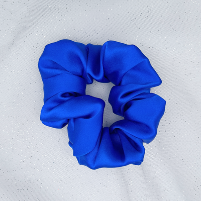 Silk Scrunchie in Blue Mulberry Silk gift