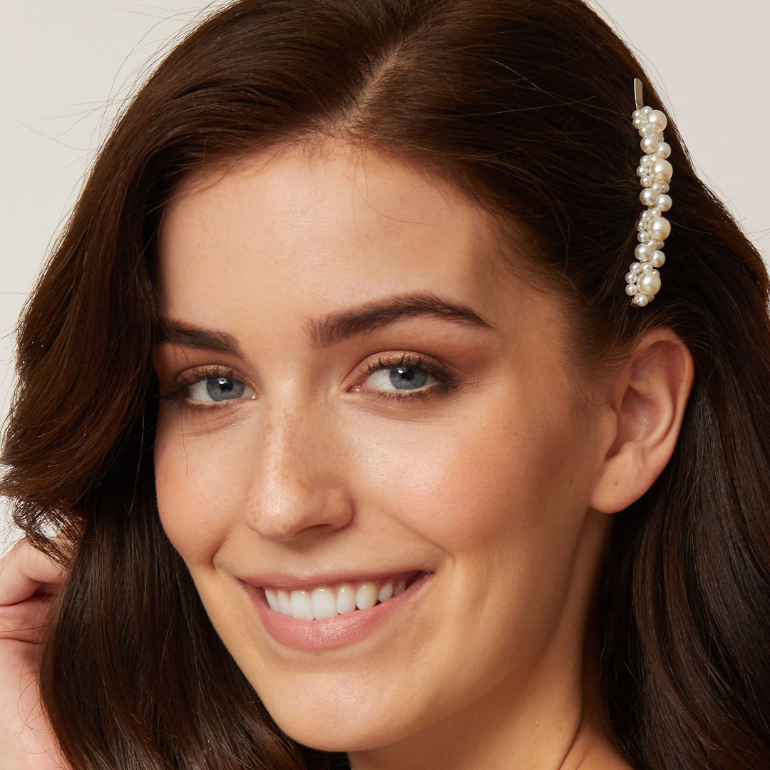 pearl hair grips hair clips wedding hair slides