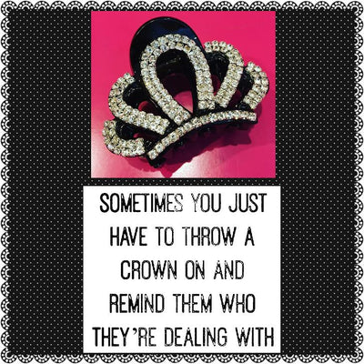Be Sovereign and Sparkle in a Crown Hair Clip
