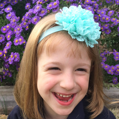 Kids Flower Headbands in Bright Colours for Autumn Smiles