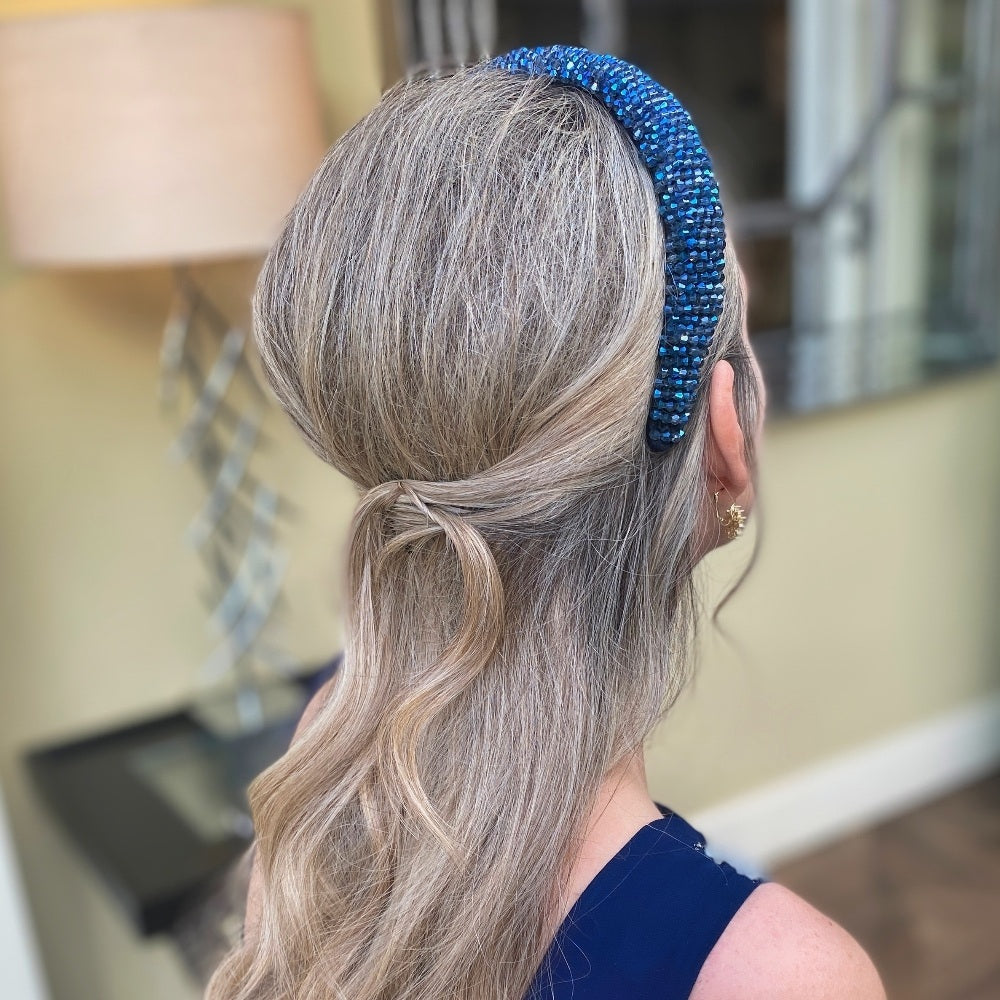 party hairstyles for christmas and new years eve sparkly headband