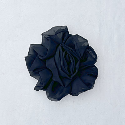 Black Corsage Rose Hair Clip Flower Hair Clip Flower Pin