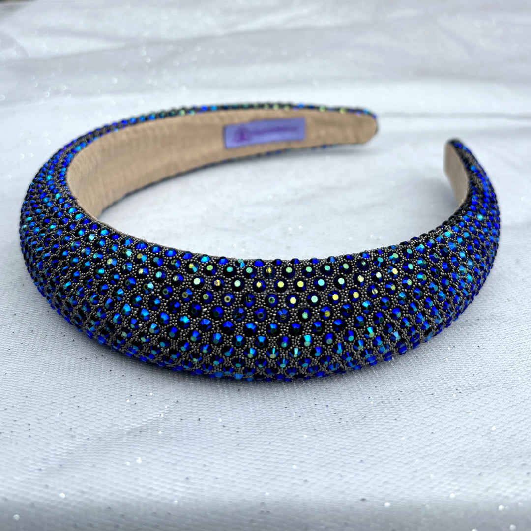Blue Sparkly Headband Festival Headband
