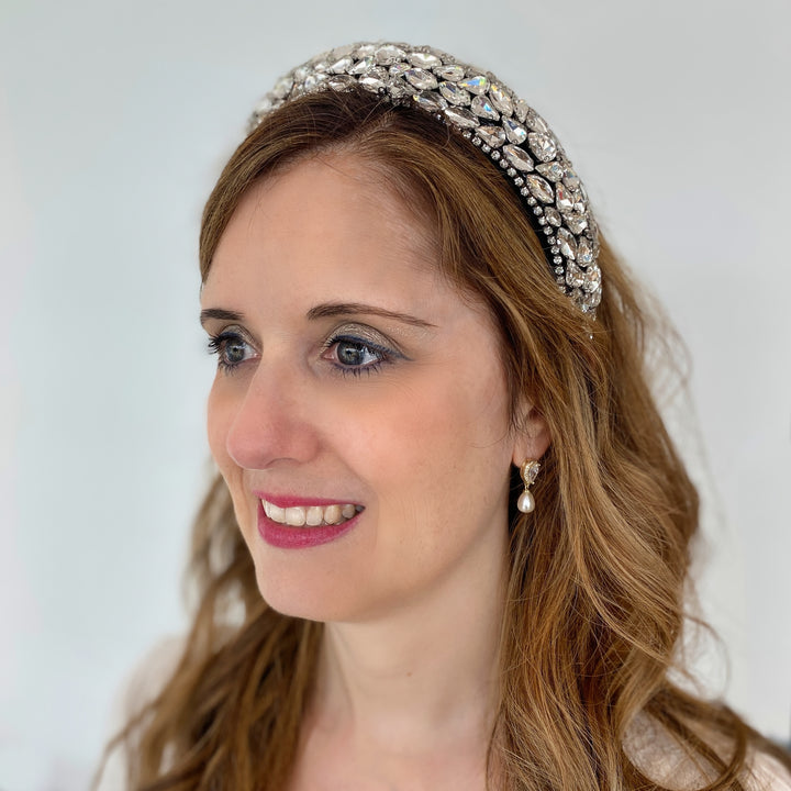 Crystal Headband Statement Headband Sparkly Wedding Guest