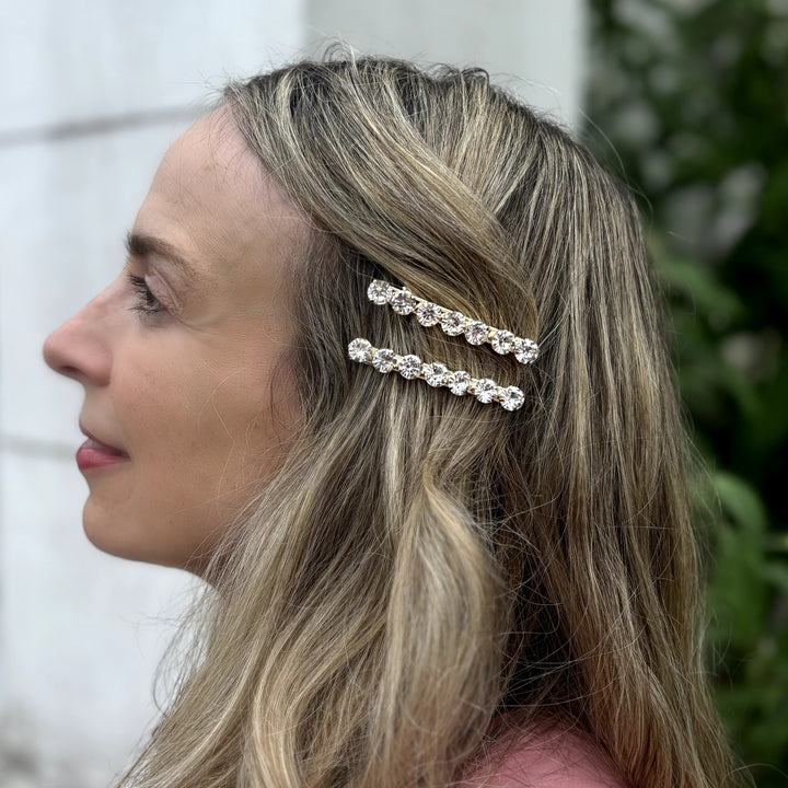 Gold Alligator Sparkly Hair Slides, Gold Hair Slides, Sparkly Hair Clips, Gold Hair Clips