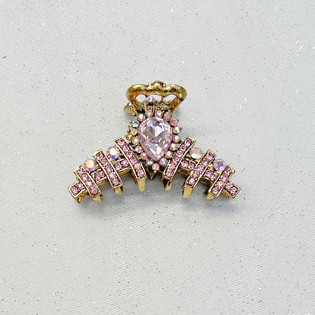 Hair Clamp in Pink Gold