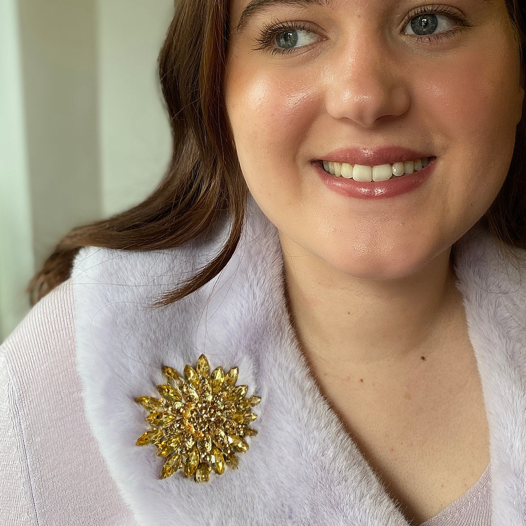 large gold brooch for dress Gold Brooches for Dresses