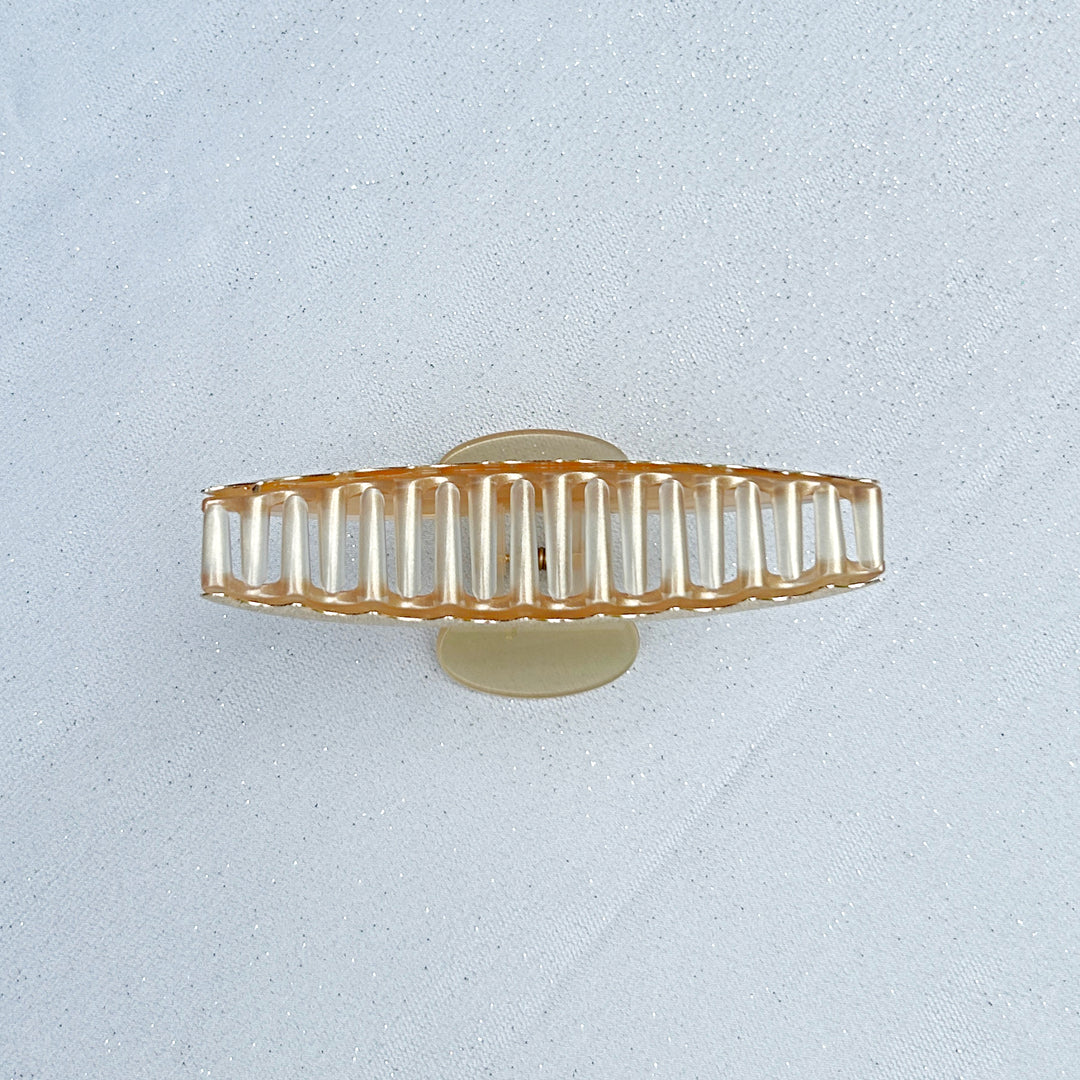 Large Hair Claw Clip Gold Jaw