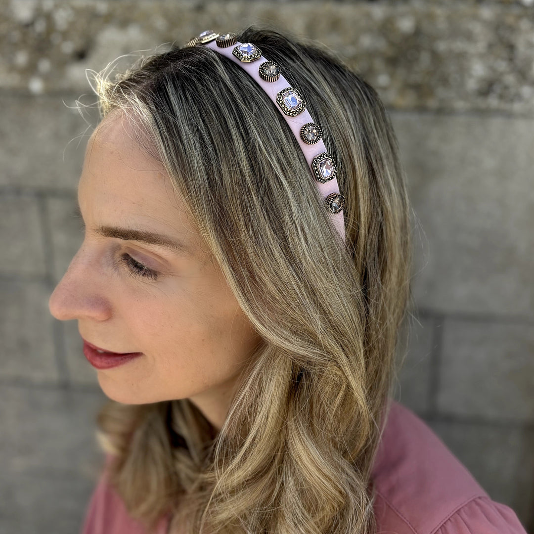 Light Pink Headband Vintage Headband