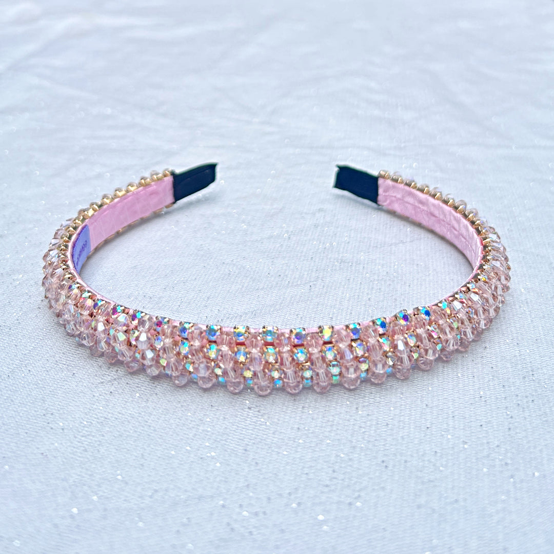 Pink Headband Thin Headband Sparkly