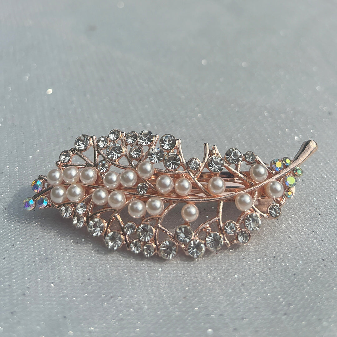 rose gold pearl hair clip updo, Rose Gold Pearl Hair Clip, Pearl Hair Clip, Rose Gold Diamante Hair Clip, Rose Gold Hair Clip, Bridesmaid Pearl Hair Clip, Rose Gold Bridal Hair Clip, Wedding Hair Clip Pearl, Diamante Hair Clip
