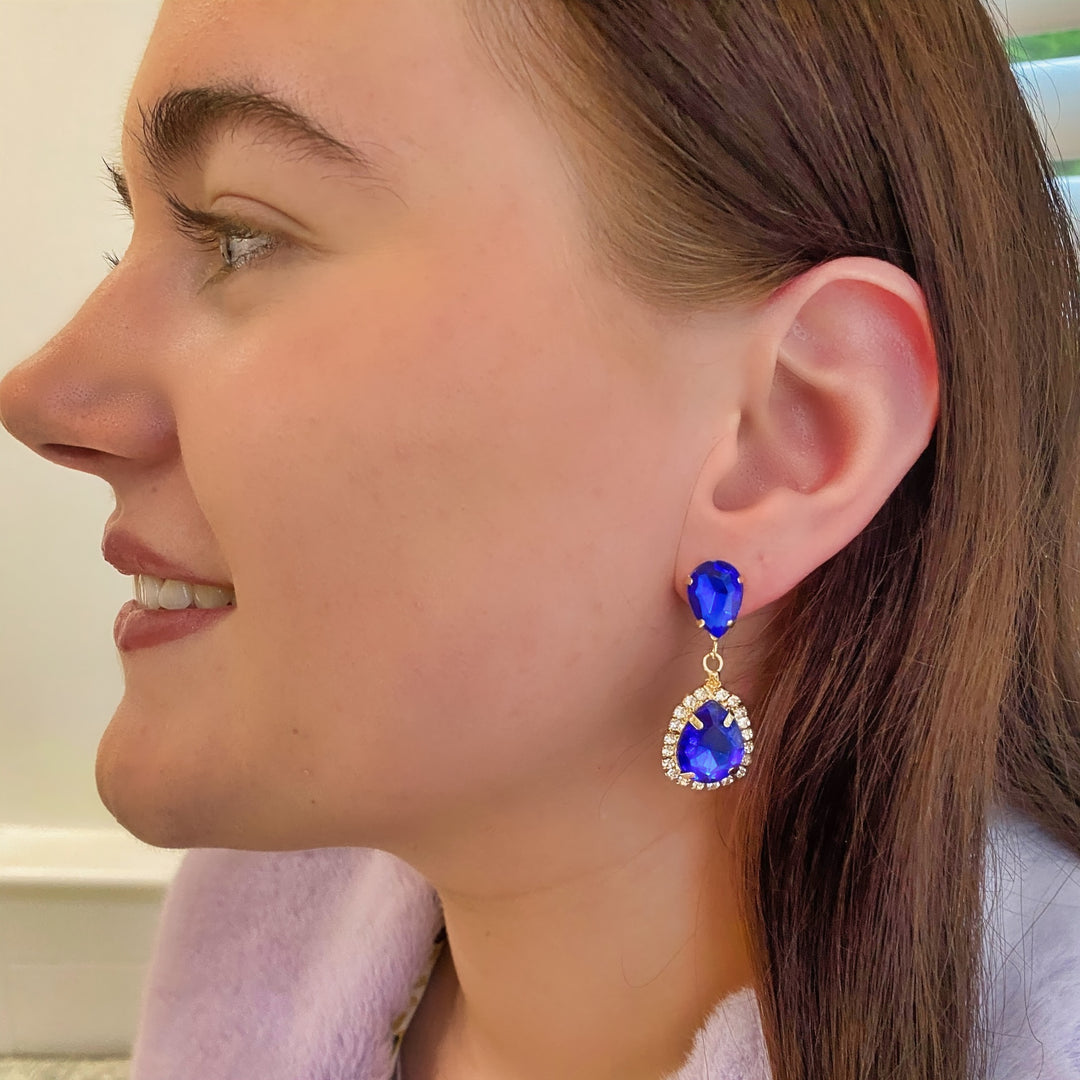 Blue Earrings Drop Earrings