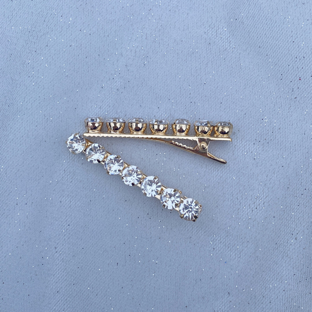 Gold Alligator Sparkly Hair Slides, Gold Hair Slides, Sparkly Hair Clips, Gold Hair Clips