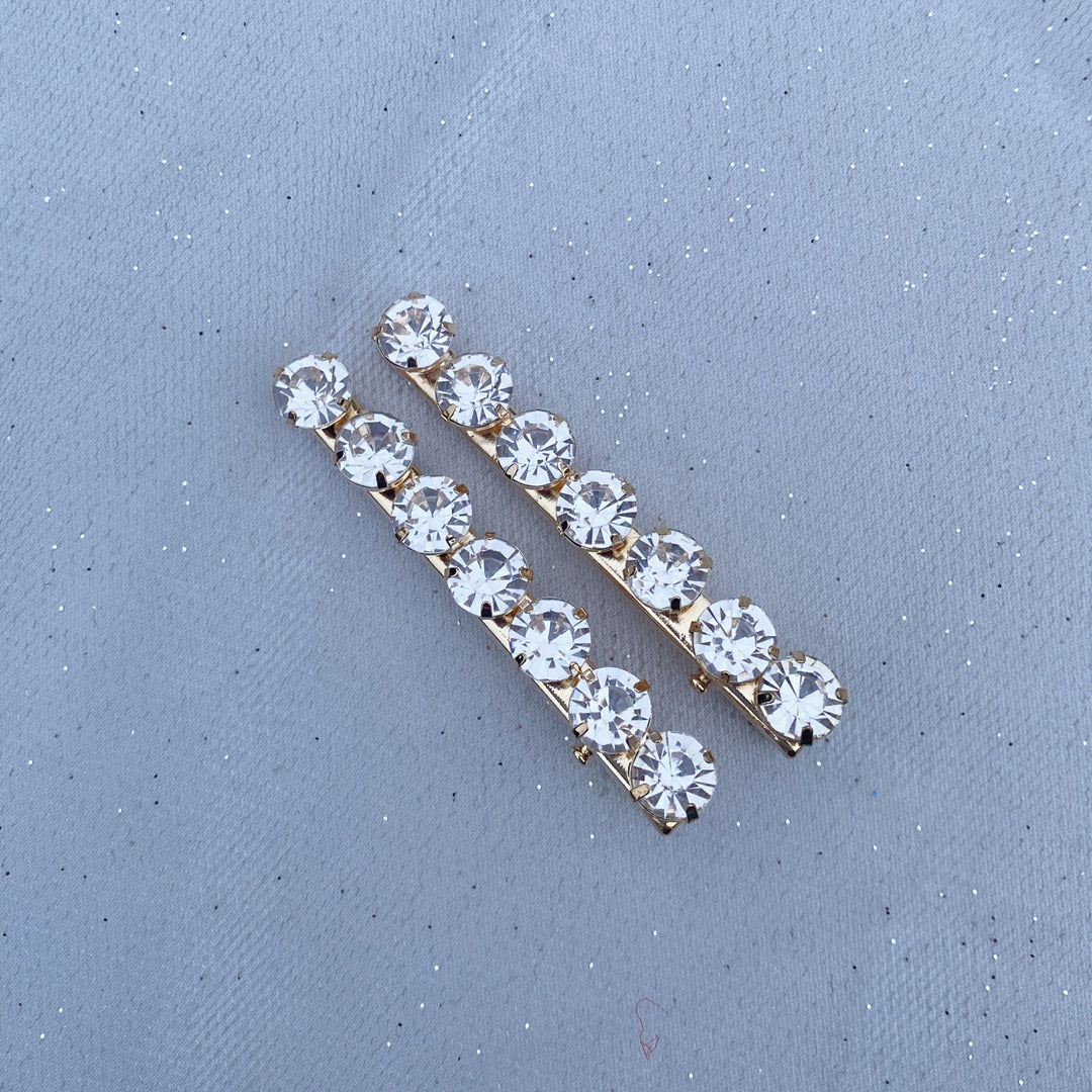 Gold Alligator Sparkly Hair Slides, Gold Hair Slides, Sparkly Hair Clips, Gold Hair Clips