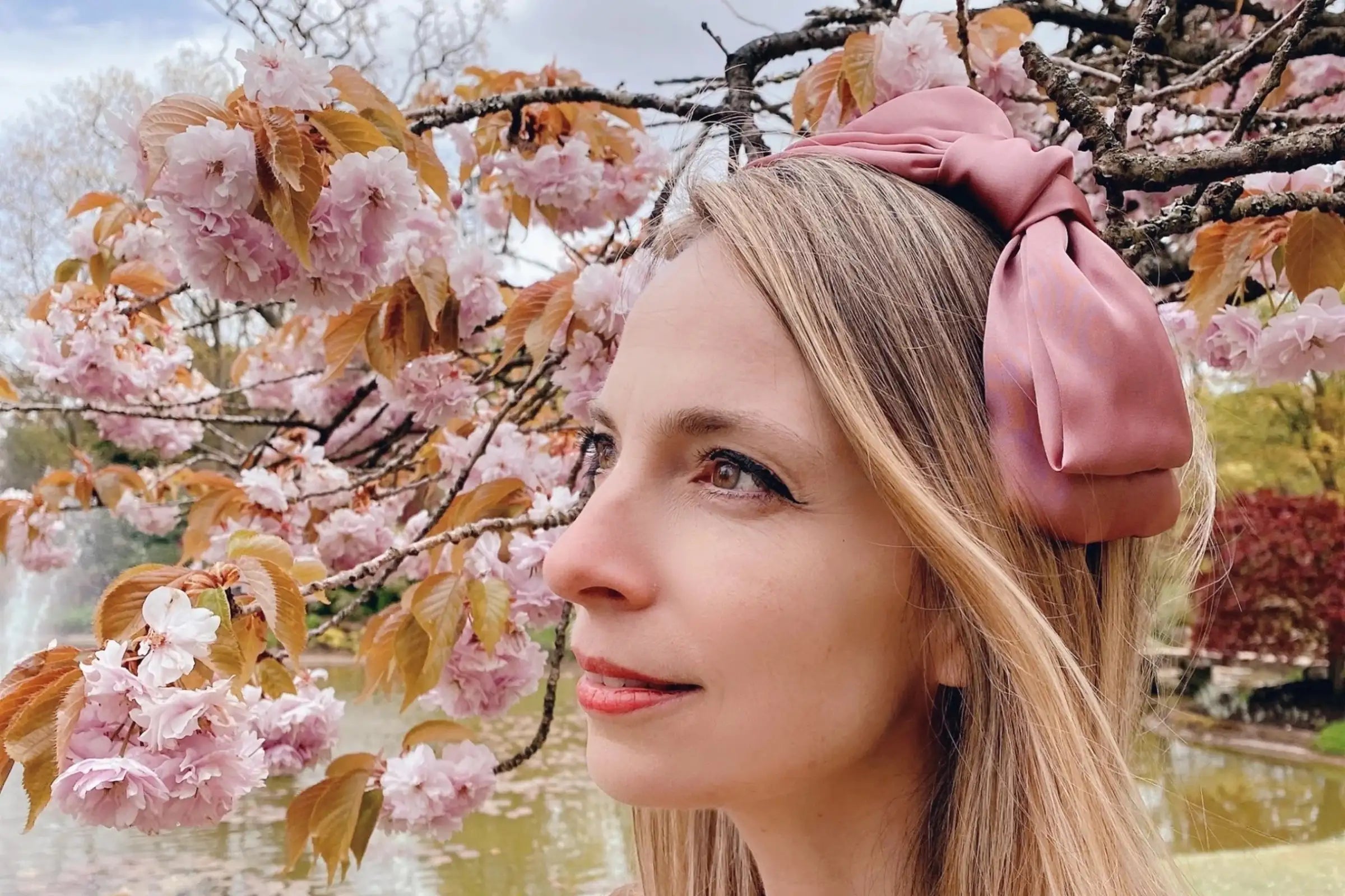 pink bow hair bow fascinator