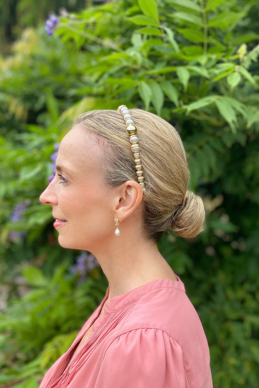 queenmee accessories pearl headband gold headband pearl gold headband pearl hair band gold hair band pearl gold hair band bridesmaid hair band wedding guest hair band wedding headband