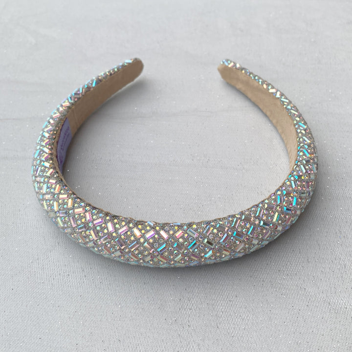 silver headband disco headband party