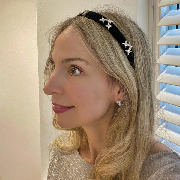 star-headband-black-velvet-