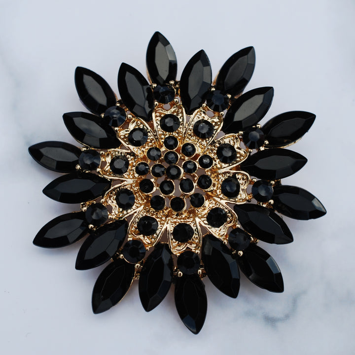Black Brooch Large Brooch
