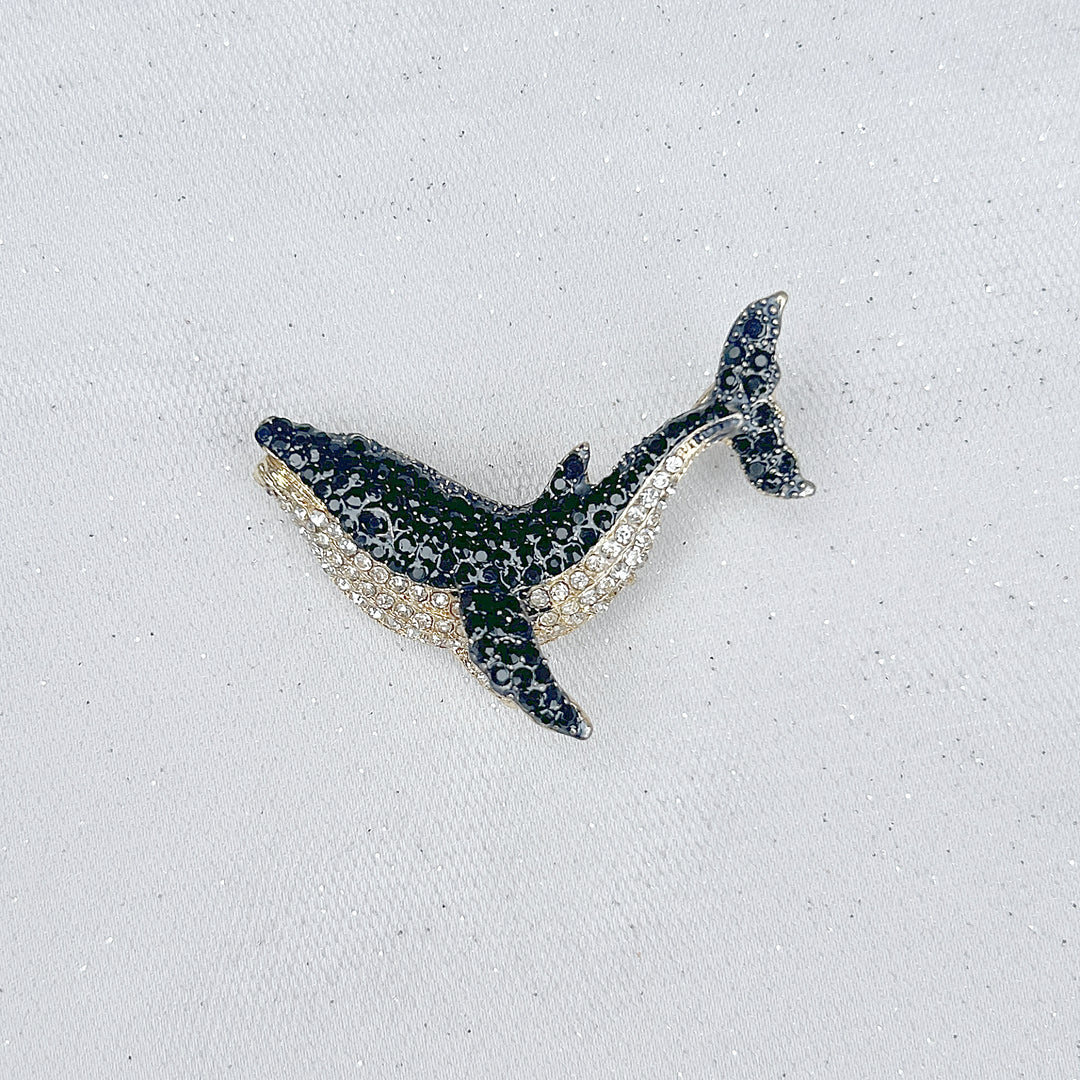 whale brooch animal brooch whale jewellery