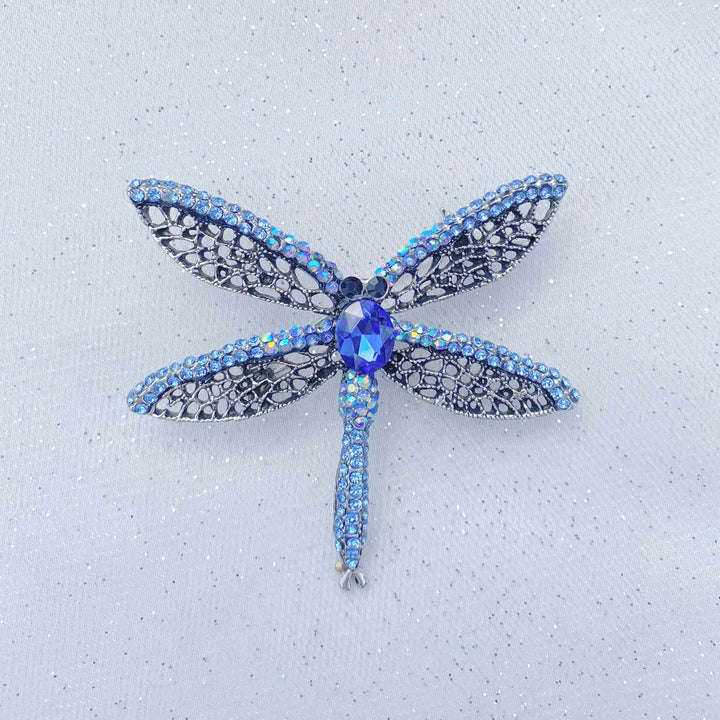 Dragonfly Brooch Blue