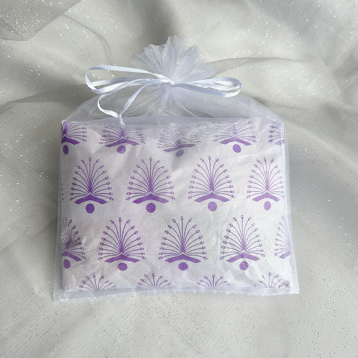 Silk Scrunchie in Brown Mulberry Silk Gift Wrap