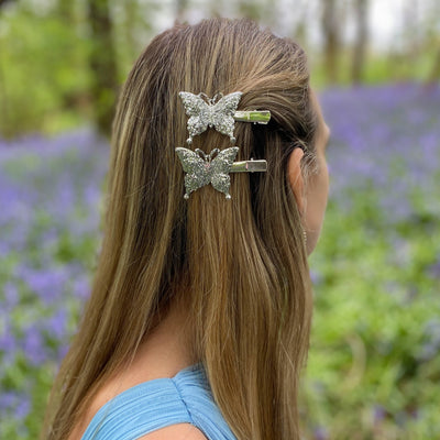 butterfly-hair-clips-silver-glitter-festival