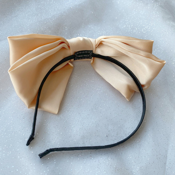 Cream Fascinator Bow Headband