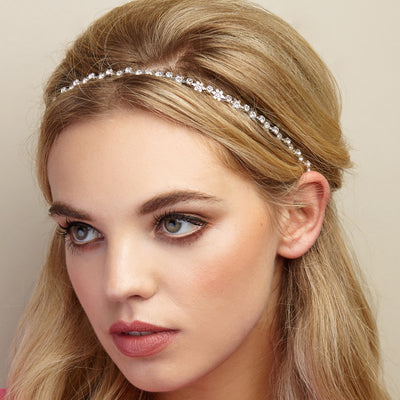 daisy chain headband wedding headband