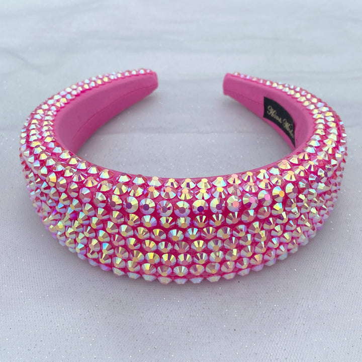 festival headband pink sparkly hair band