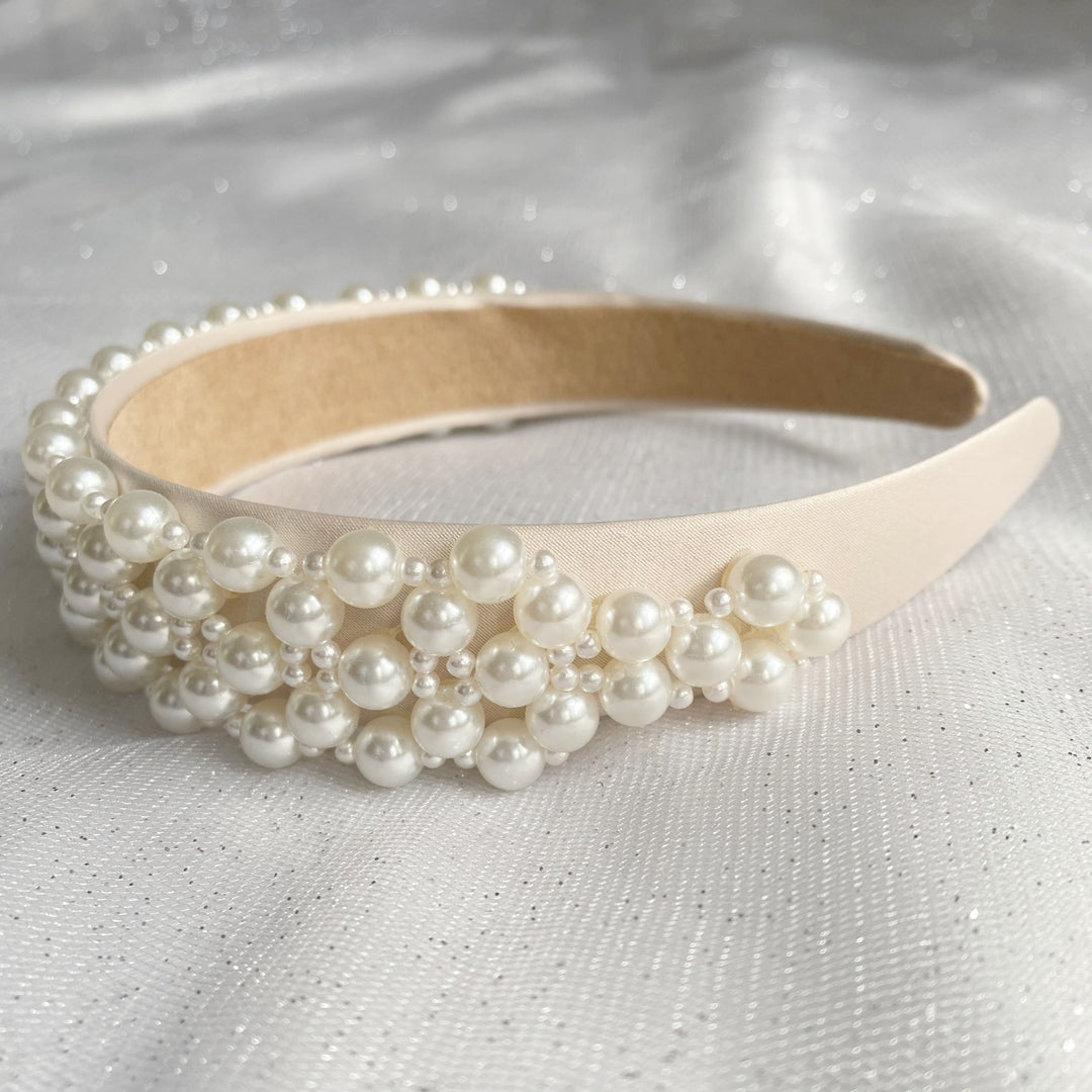 pearl headband hair band