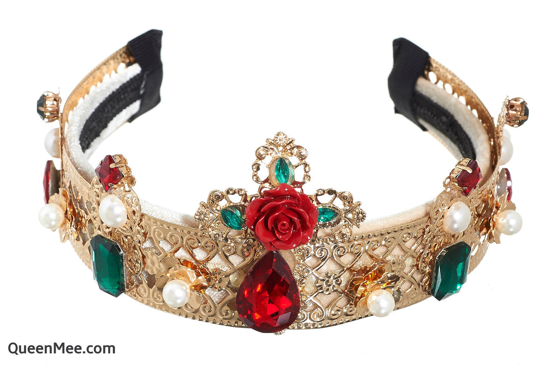 Red and Gold Tiara