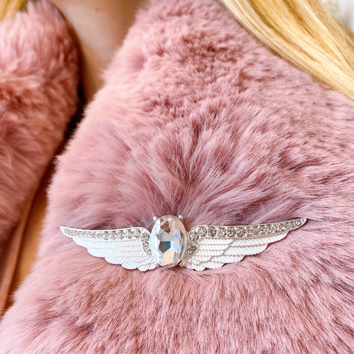 silver brooch for 1920s wedding