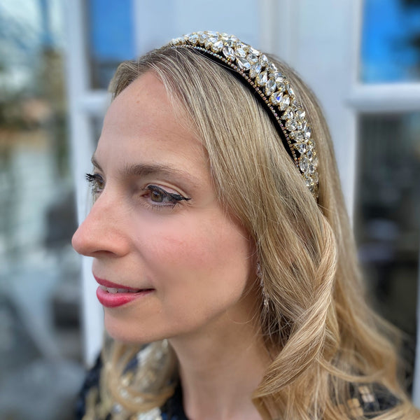 Sparkly Headband Jewelled Headband Crystal Hair Band  display picture 1