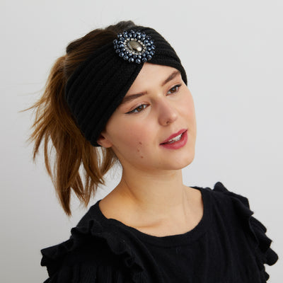 winter turban headband styled